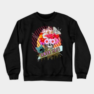 FLORA BOTANICA AMOR FATI + SKULL COLLAGE Crewneck Sweatshirt